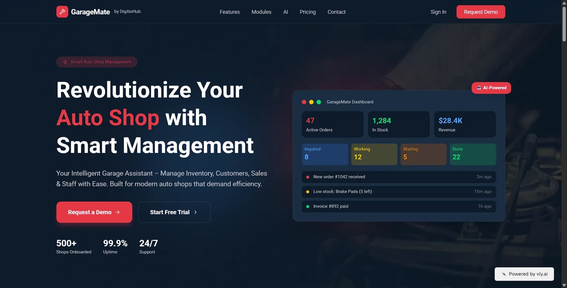 GarageMate — Workshop ERP